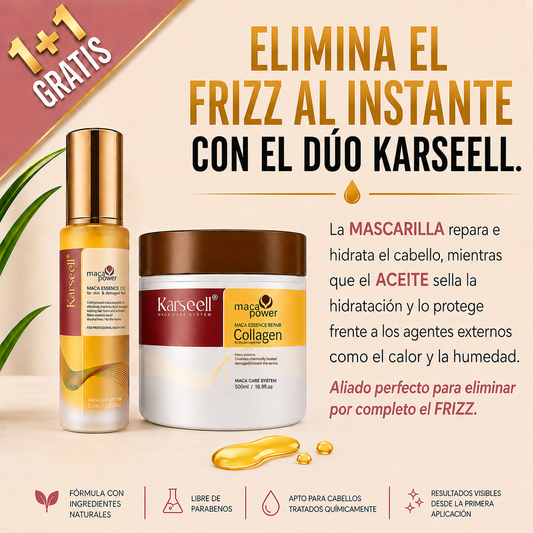 COMBATE EL FRIZZ Y LA HUMEDAD CON KARSEELL ®