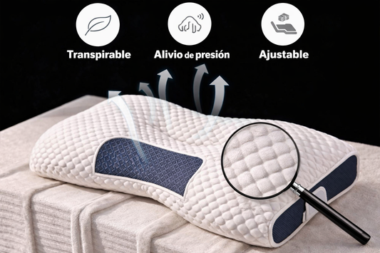 Almohada ergonómica para un sueño profundo y reparador